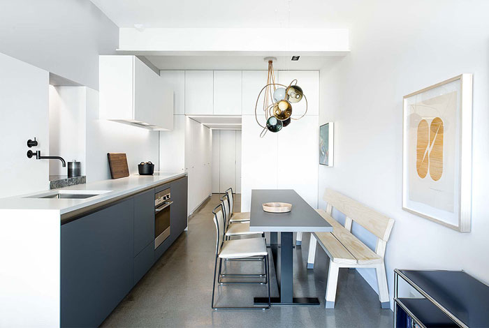 Дизайн-проект небольшого лофта, основанный на концепции минимализма и яркости