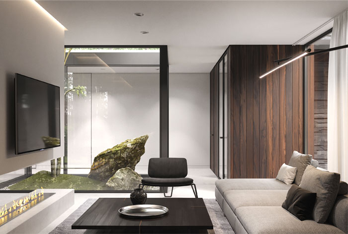 Интерьер дома в лесу под Киевом