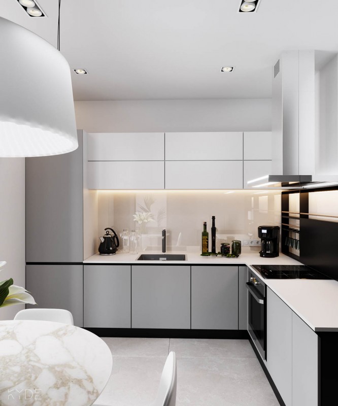 Интерьер квартиры с элементами скандинавского стиля