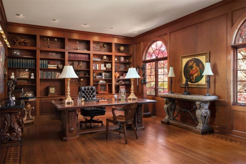 Интерьер особняка в Бернардсвилле, Нью-Джерси Интерьер особняка в Бернардсвилле, Нью-Джерси