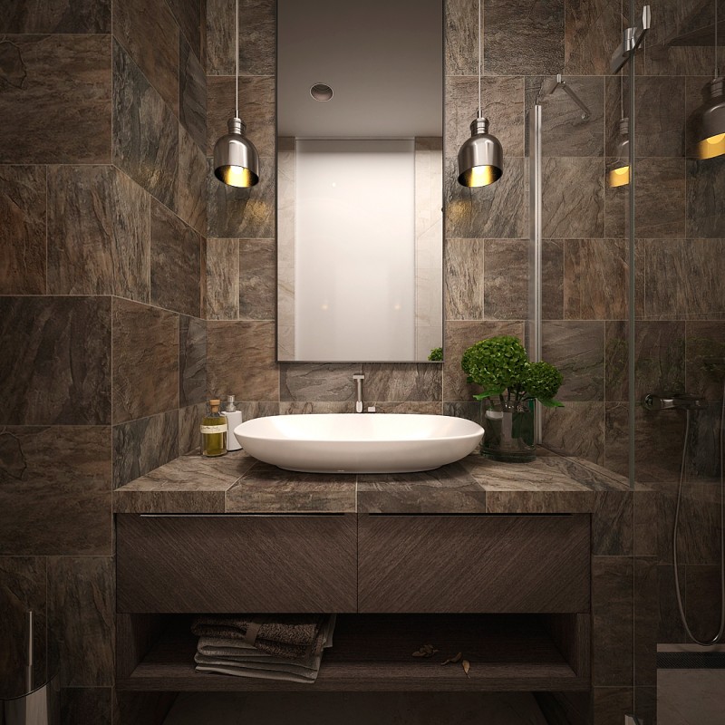 Интерьер варшавской квартиры в коричневых тонах Интерьер варшавской квартиры в коричневых тонах