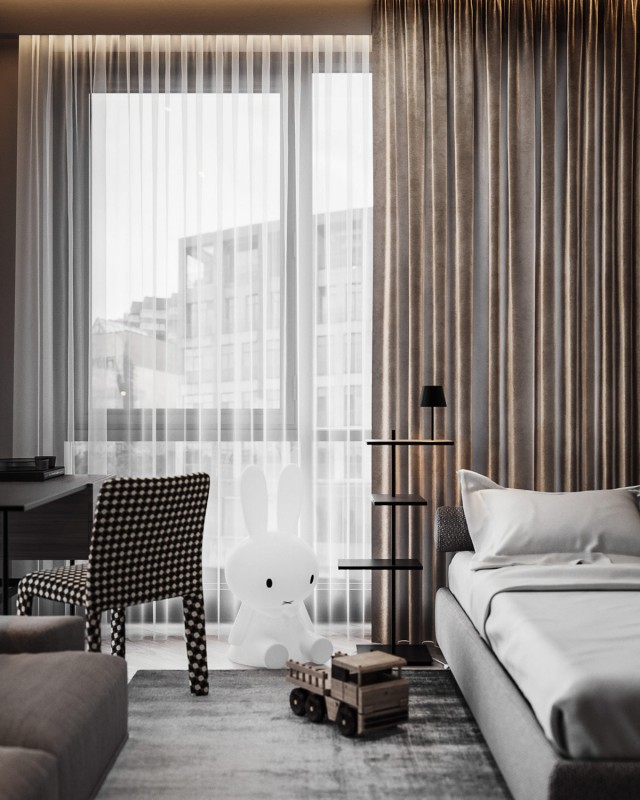 Компактная квартира для семьи с ребенком