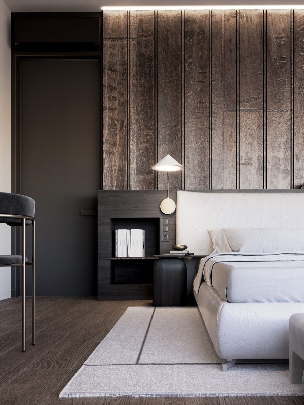 Контрастный дизайн интерьера