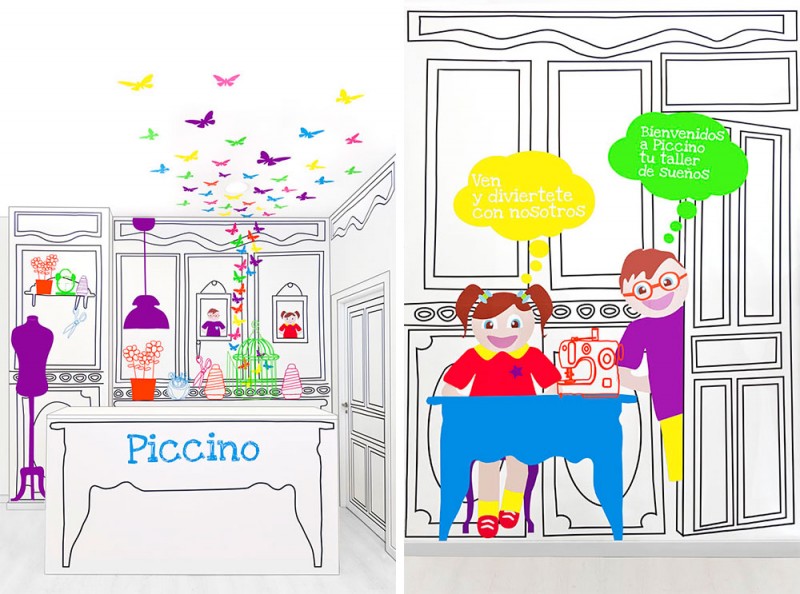 Магазинчик детской одежды в Валенсии, Испания Магазинчик детской одежды в Валенсии, Испания