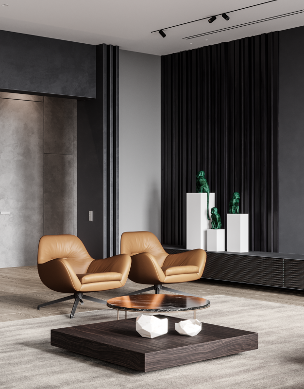 Загородный дом, оформленный в натуральных тонах