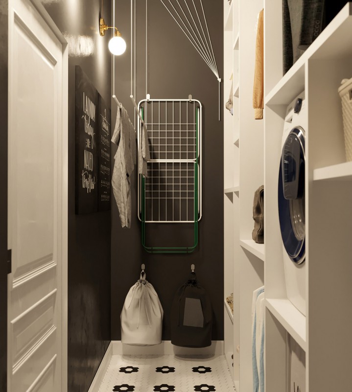 Эклектичный интерьер в скандинавском стиле