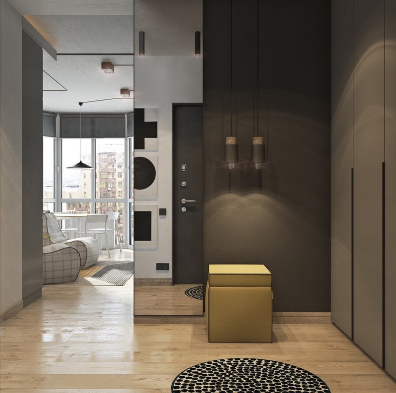 Минималистичная квартира-студия во Львове