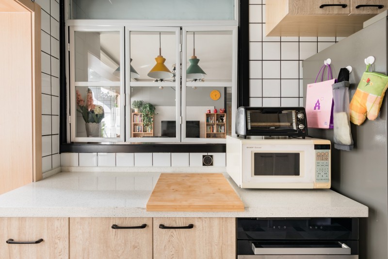 Апартаменты, оформленные в теплых тонах в городе Сиань, Китай