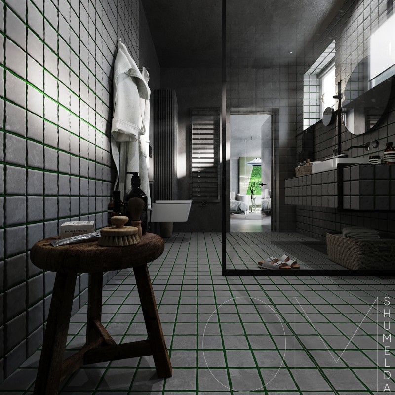 Интерьер стильных апартаментов в темных тонах Интерьер стильных апартаментов в темных тонах