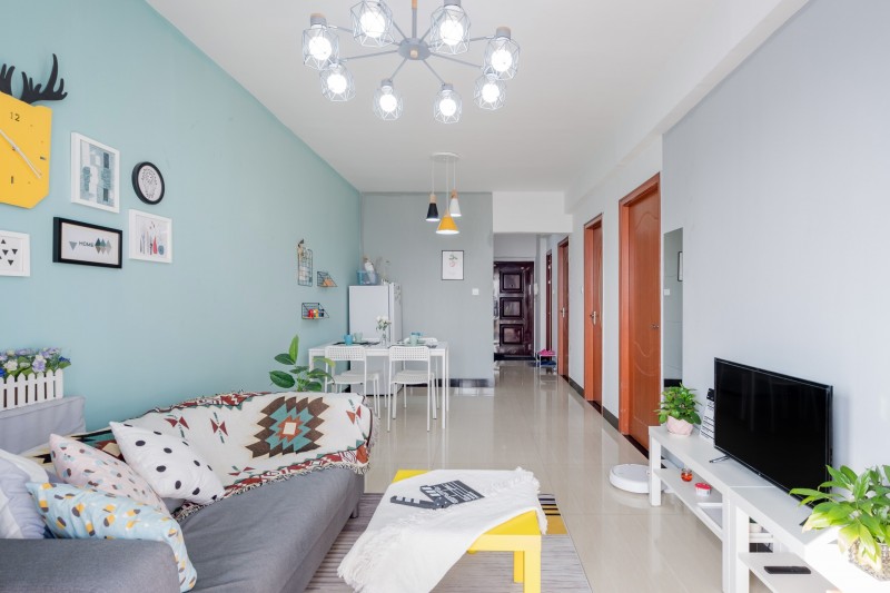 Яркая квартира в городе Сиань, Китай Яркая квартира в городе Сиань, Китай