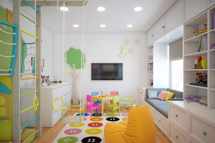 Яркий, современный дом на нескольких уровнях площадью 306 м2 Яркий, современный дом на нескольких уровнях площадью 306 м2