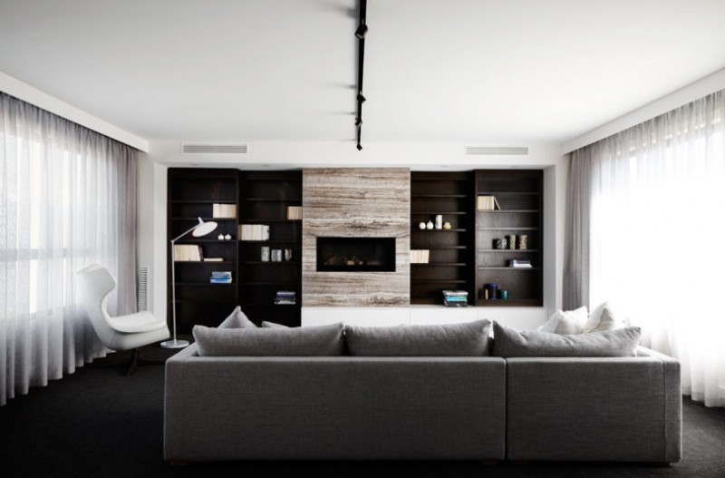 Современный монохромный дом в Мельбурне