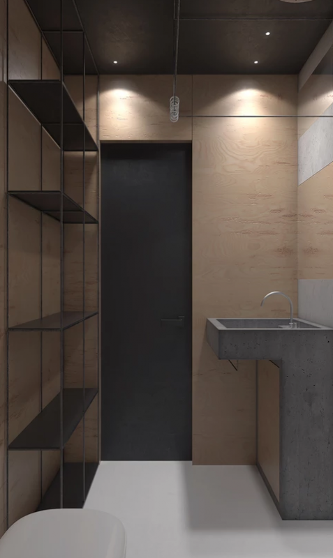 Брутальный серый с приглушенным розовым: одно из самых удачных сочетаний