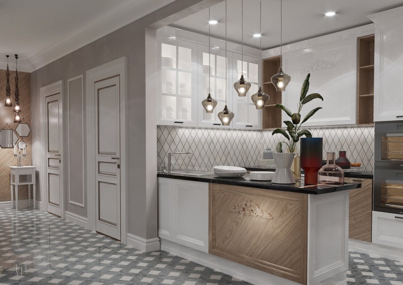 Дизайн-проект квартиры в неоклассическом стиле Дизайн-проект квартиры в неоклассическом стиле