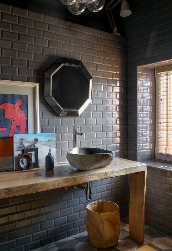 Экстравагантное оформление загородного дома