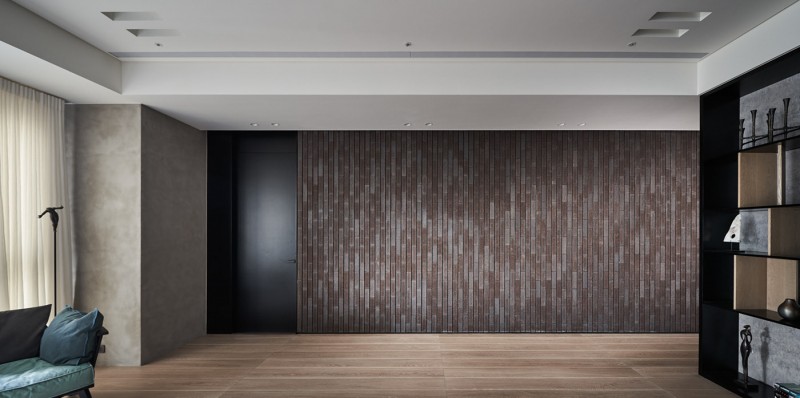 Интерьер просторной квартиры в Тайване