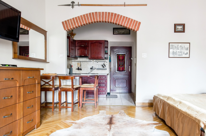 Элегантный интерьер квартиры-студии Элегантный интерьер квартиры-студии