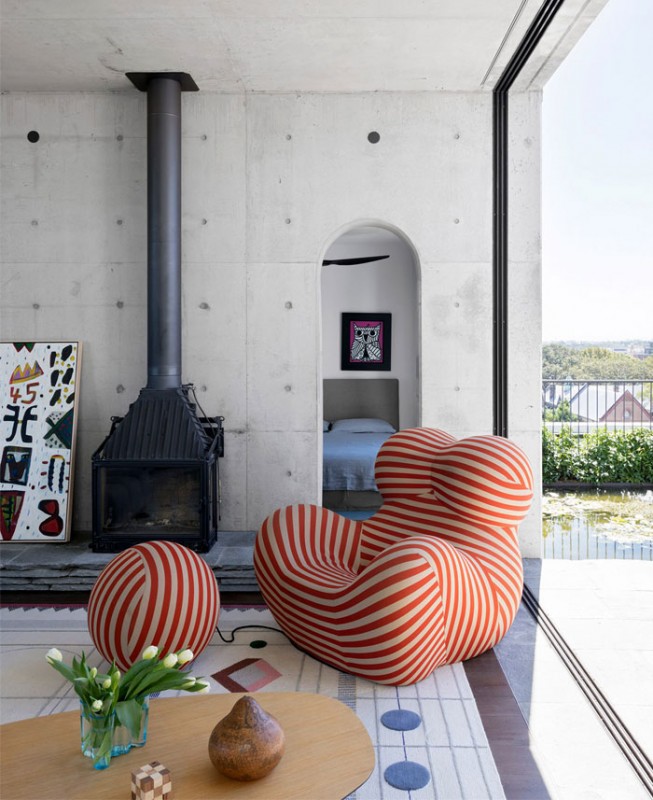 Интерьер кливлендской резиденции на крыше