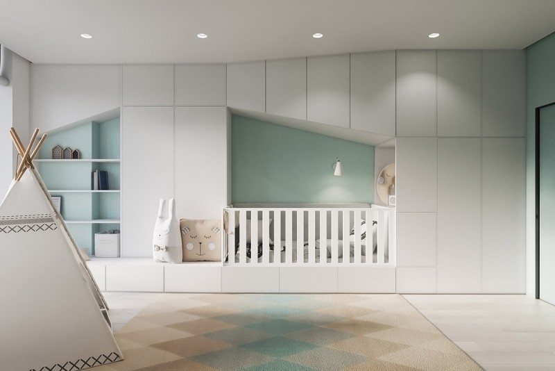 Интерьер квартиры в белом цвете