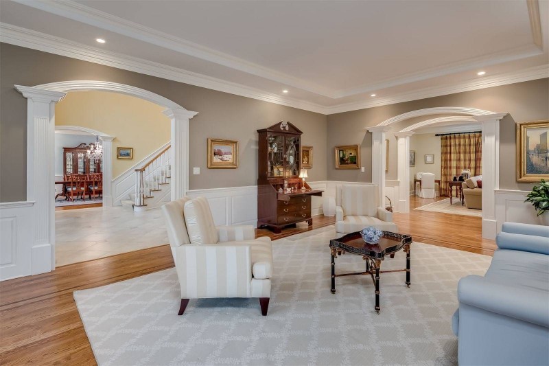 Интерьер поместья в Бернардсвилле, штат Нью-Джерси