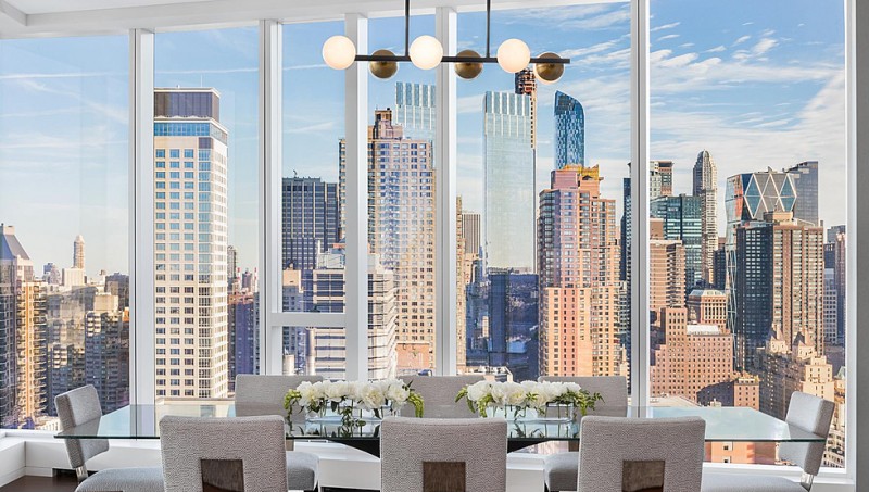 Изысканный интерьер просторных апартаментов в Нью-Йорке