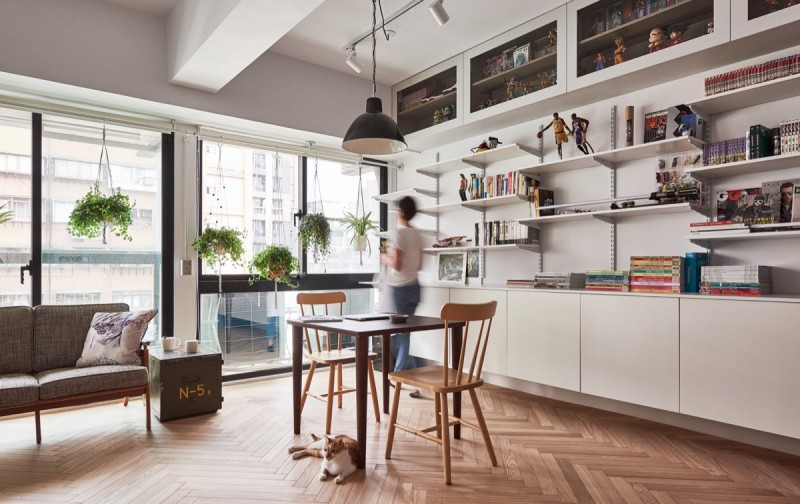 Небольшой функциональный лофт в Тайбэе