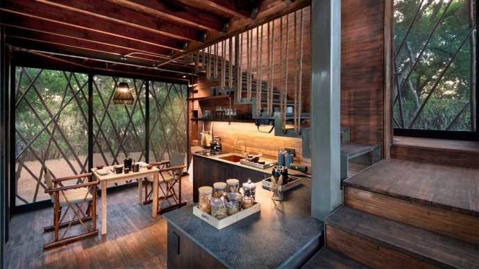 Ngala Treehouse - уединенный домик в частном заповеднике Ngala Private Game Reserve, ЮАР