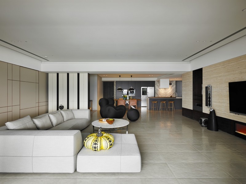 Просторный пентхаус в Тайбэе Просторный пентхаус в Тайбэе