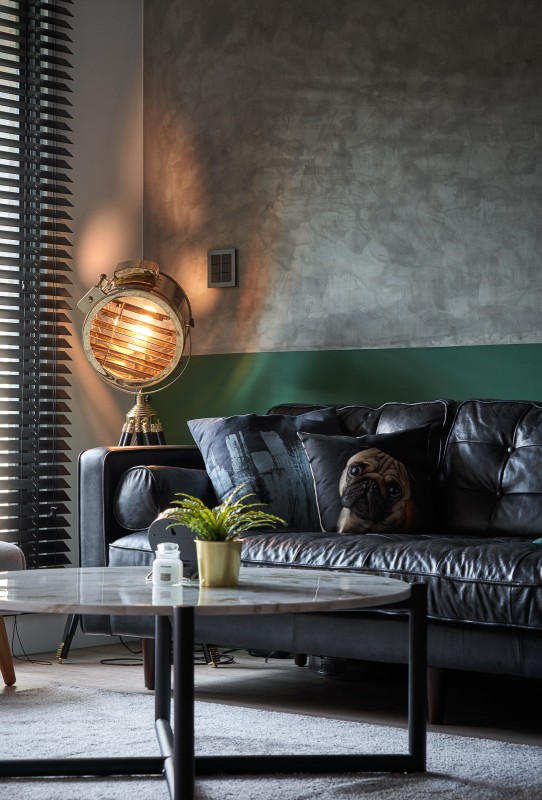 Сочетание брутальности и элегантности в интерьере тайваньской квартиры Сочетание брутальности и элегантности в интерьере тайваньской квартиры