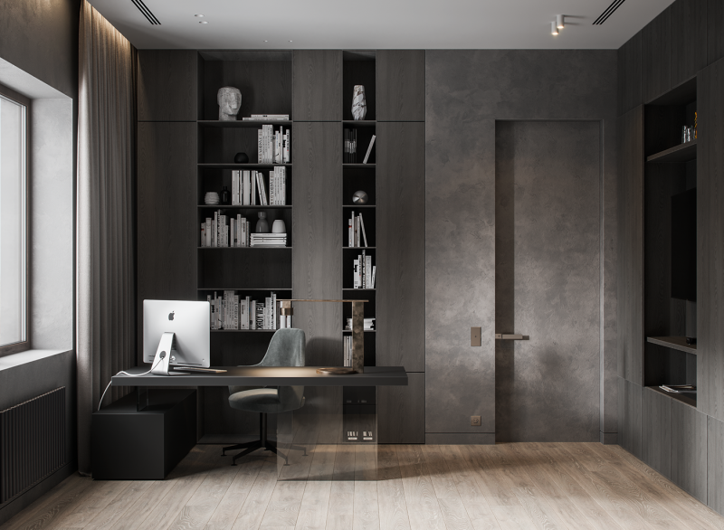 Загородный дом, оформленный в натуральных тонах