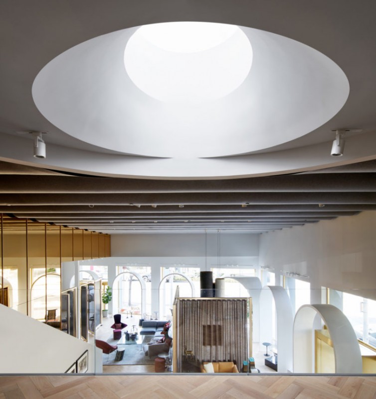 Дизайн выставочного зала Home Design Shop (Knoll) в Лос-Анджелесе, вдохновленный марокканским стилем