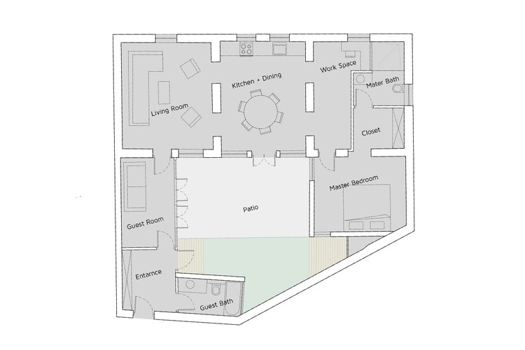 Дом 1850 года постройки в Тель-Авиве Дом 1850 года постройки в Тель-Авиве