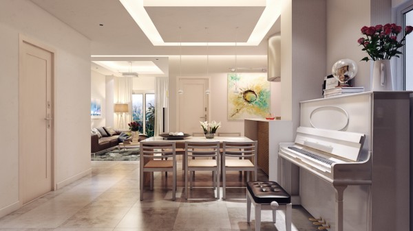 Светлые и теплые тона для визуального увеличения пространства