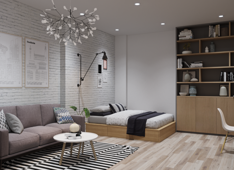 Уютная квартира-студия