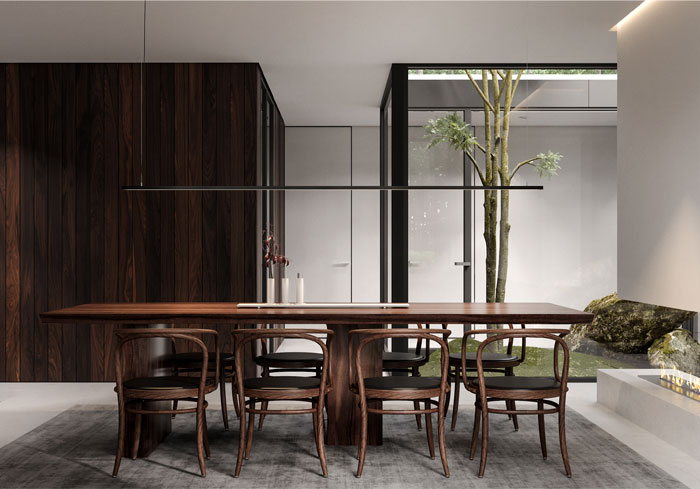 Интерьер дома в лесу под Киевом