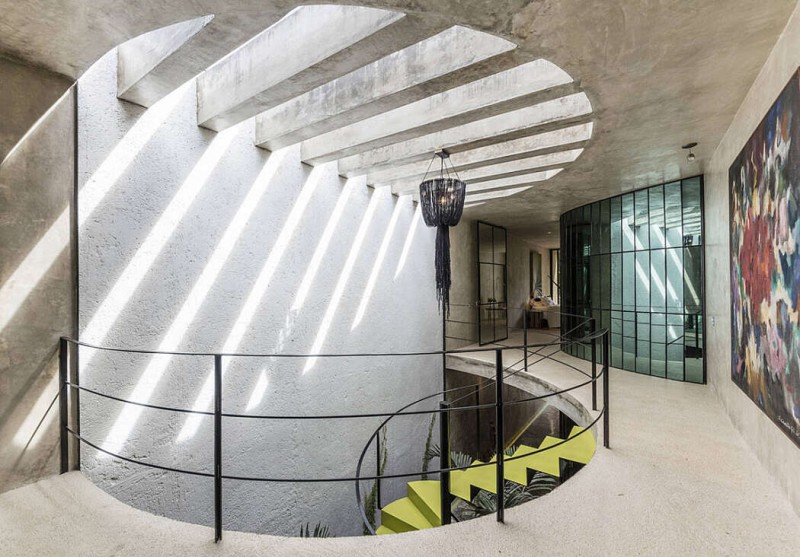 Интерьер современного дома в Мериде, Мексика Интерьер современного дома в Мериде, Мексика