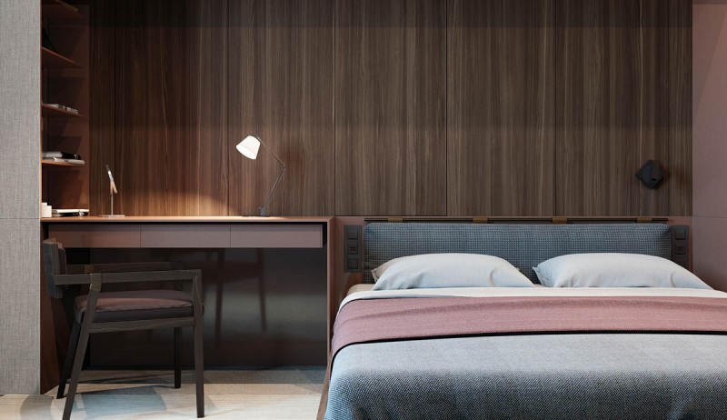 Яркий элегантный интерьер небольшой квартиры