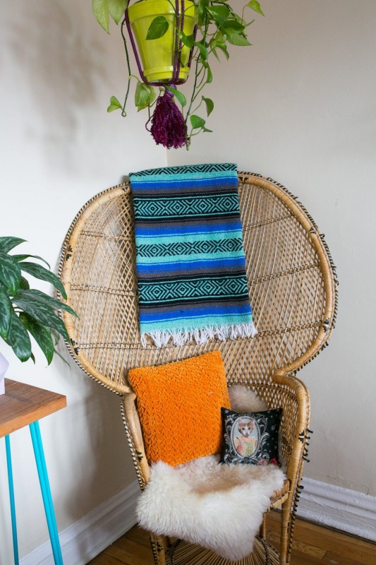 Красочный интерьер квартиры в Чикаго Красочный интерьер квартиры в Чикаго