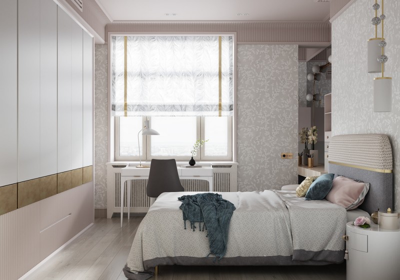 Квартира, оформленная в приглушенных тонах