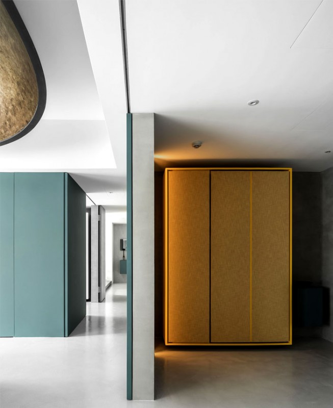 Многофункциональные подвижные конструкции в проекте современной квартиры