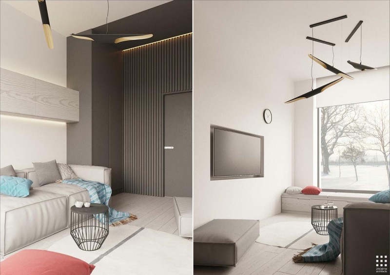 Проект дома, оформленного в спокойных тонах