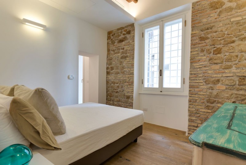 Теплая уютная обстановка квартиры в Риме Теплая уютная обстановка квартиры в Риме