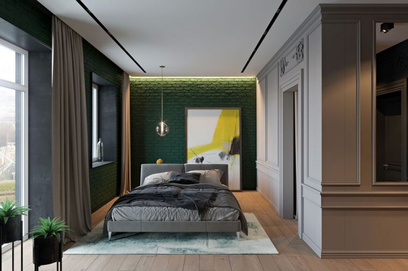 Эклектичный стиль с элементами классики и лофт