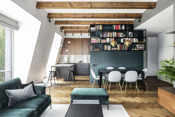 Элегантная атмосфера квартиры в Вильнюсе Элегантная атмосфера квартиры в Вильнюсе