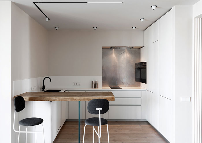 Японский минимализм в типичной современной квартире в Киеве Японский минимализм в типичной современной квартире в Киеве