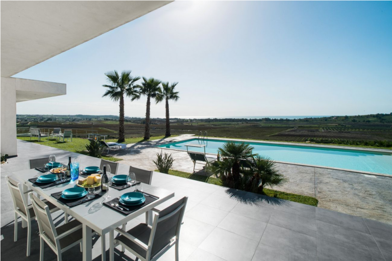 Коттедж с великолепным панорамным видом на Портопало, Сицилия