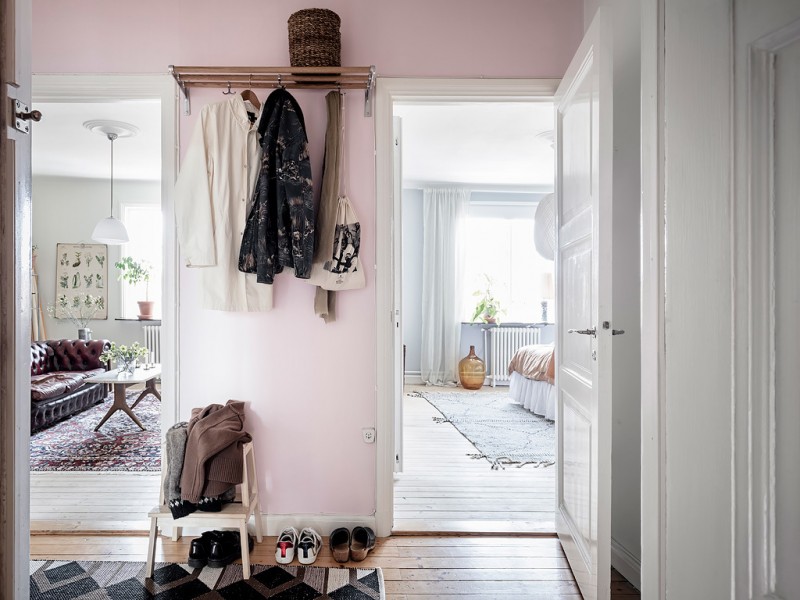 Однокомнатная квартира с мансардой в Швеции Однокомнатная квартира с мансардой в Швеции