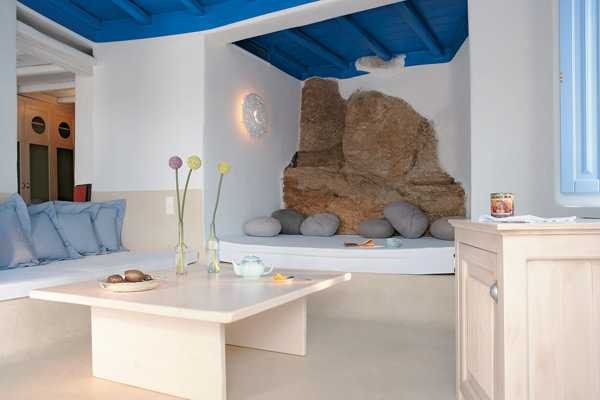 Роскошный отель Mykonos Blu на острове Миконос, Греция