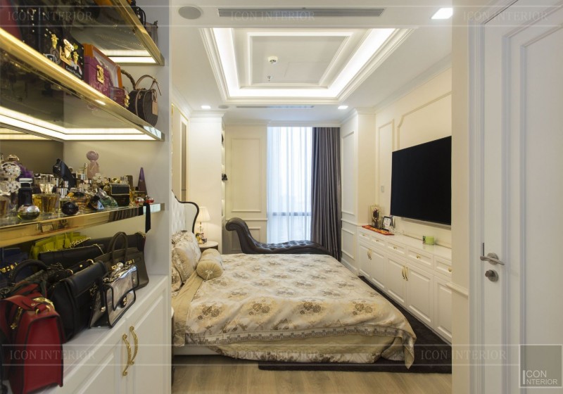 Дизайн интерьера квартиры в Хошимине в неоклассическом стиле