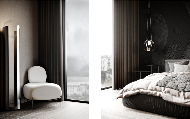 Дизайн-проект квартиры в стиле "брутализм"